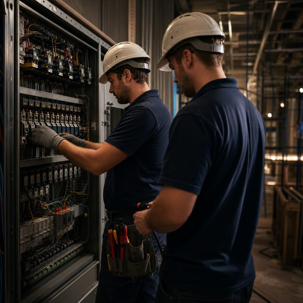 Professional electrical work