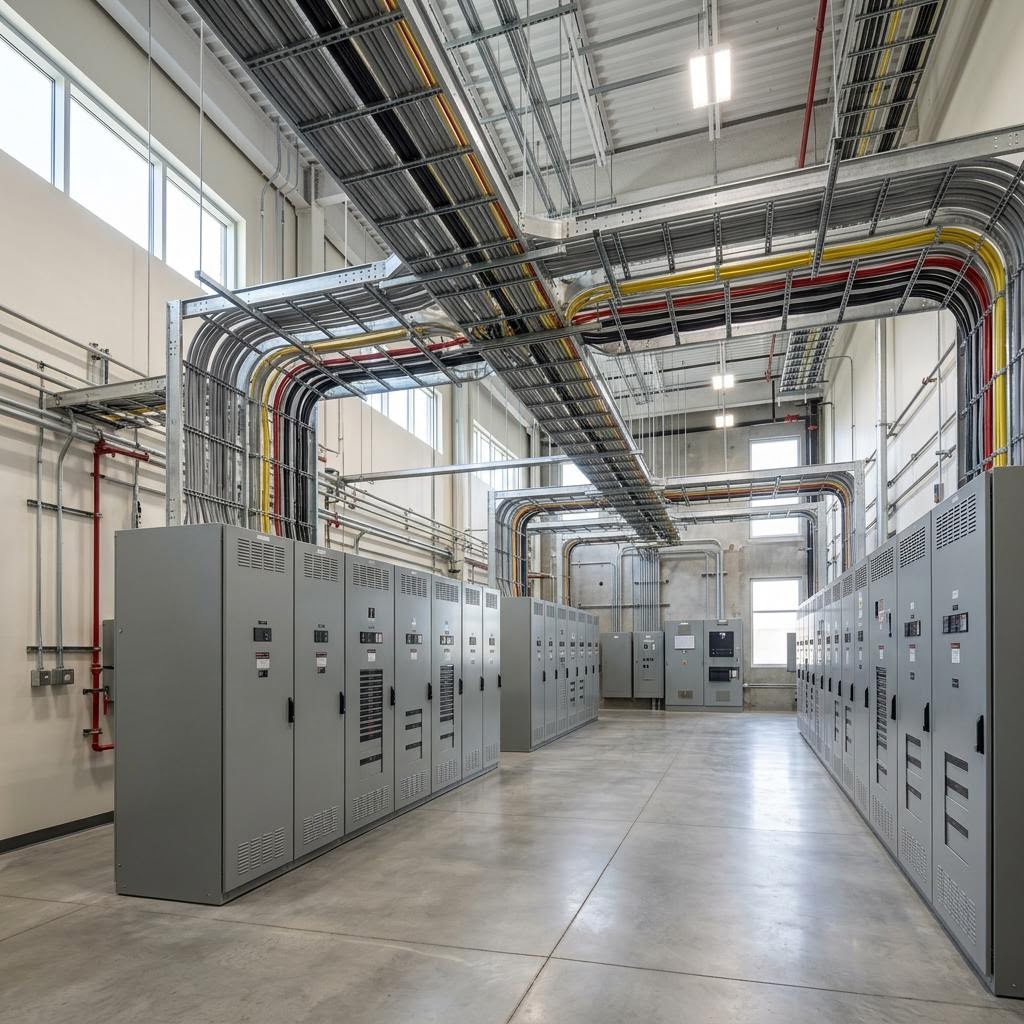 Neatly installed and tested electrical switchboards